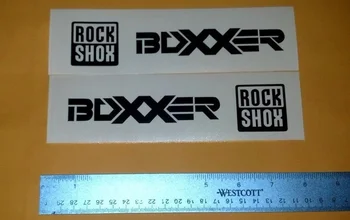 Для 2шт RockShox наклейка Boxxer Decal лот из 2 велосипедных вилок DH MTB для фрирайда, скоростного спуска, грязевого стайлинга автомобилей