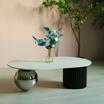 Металлический журнальный столик Минималистичный Эстетичный Небольшое пространство Неправильной формы Чайный столик в скандинавском стиле Гостиная Muebles Para Hogar Украшения для дома