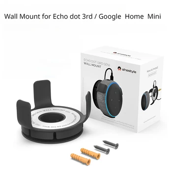 настенный кронштейн смарт-динамик кронштейн для Google Home Mini/Echo Dot 3-4-го поколения Розетка Держатель Компактный Кронштейн Подставка