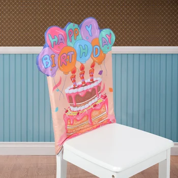 Чехол для стула на день рождения, детское сиденье, украшение для счастливых детей, Классная комната, школа, офис, Гостиничные стулья, украшения для вечеринок